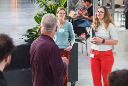 Monika Pröbster und Edda Selin beim Wissenschafts-Praxis-Dialog